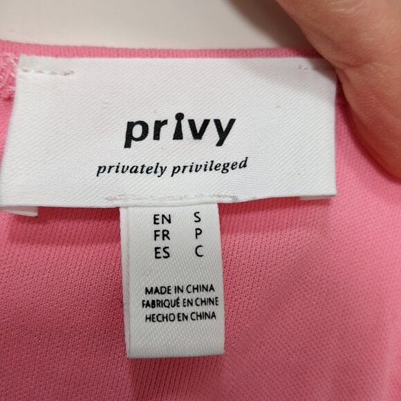 Noel Pearl Mesh Ruched Mini Dress - Pink - Picture 6 of 6